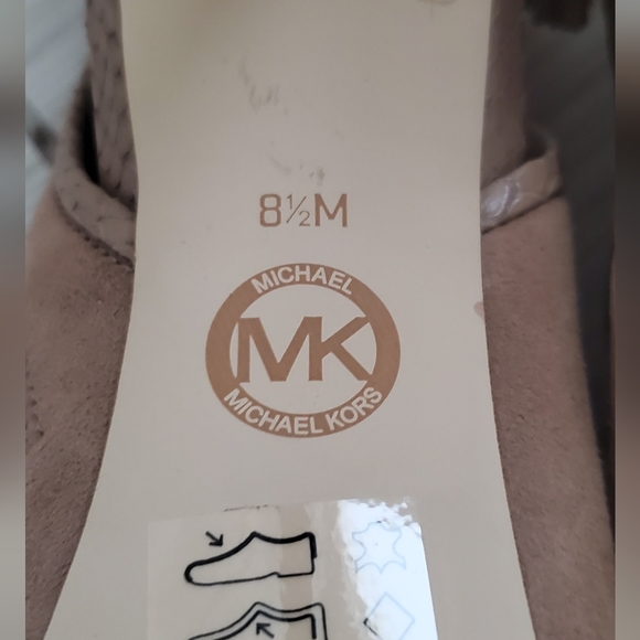 Michael Kors Open Toe Bootie Heels Size 8.5 - Picture 6 of 6